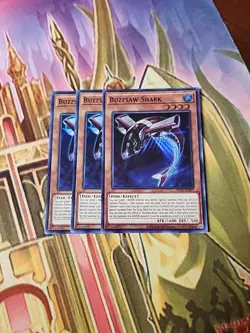 3X Buzzsaw Shark - OP26-EN007 Super Rare NM Yugioh - Image 1