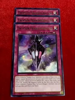 Yu-Gi-Oh! (x3) Tachyon Transmigration - MZTM-EN106 - Rare - 1st Ed. - Unplayed - Image 1