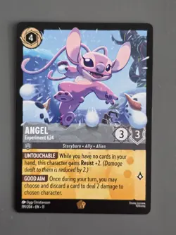 Disney Lorcana Angel Experiment 624 Character Card 191/204 Legendary - Image 1