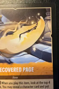 Recovered Page 30/204 Uncommon Whispers In The Well Disney Lorcana TCG - Image 3