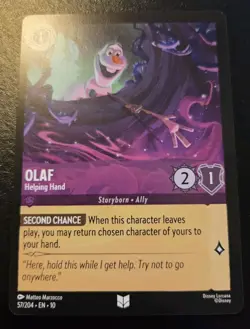 Olaf - Helping Hand 57/204 Uncommon Whispers In The Well Disney Lorcana TCG - Image 1