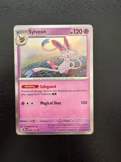 Sylveon 040/131 Prismatic Evolutions Holo Rare Pokemon Card - NM - Image 1