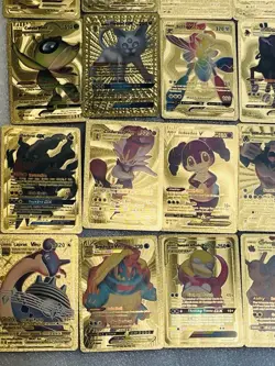 Pokemon Card Gold Fan Art & Black Fan Art Lot Over 49 Cards Charizard Pikachu - Image 3