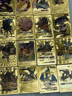 Pokemon Card Gold Fan Art & Black Fan Art Lot Over 49 Cards Charizard Pikachu - Image 4