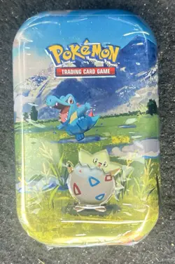 Pokemon TCG Mega Evolution ASCENDED HEROES Mini Tin 2 Packs Stickers & Art Card - Image 1
