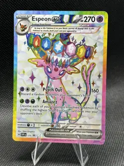 Espeon ex SVP175 Sv: Scarlet & Violet Promo Pokemon Card Holo NM - Image 1