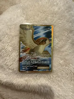 Pokemon TCG XY Evolutions Pidgeot EX 104/108 Full-Art Ultra Rare Holo Card - Image 1