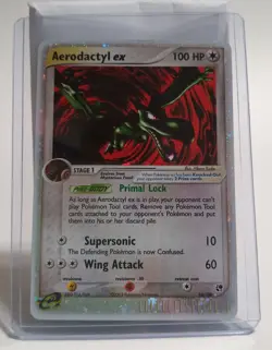 Pokemon Collectible Cards, Aerodactyl ex , HOLO, 94/100, Sandstorm, 2003 - Image 1