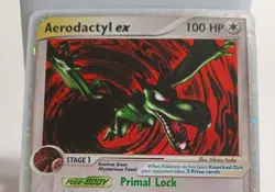 Pokemon Collectible Cards, Aerodactyl ex , HOLO, 94/100, Sandstorm, 2003 - Image 3