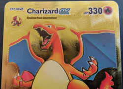 2023 Pokemon Charizard EX 185/165 Gold Card 151 Rare! - Image 2
