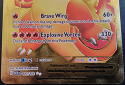 2023 Pokemon Charizard EX 185/165 Gold Card 151 Rare! - Image 3