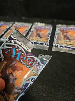 Lot Of 8 MTG: STRONGHOLD empty Booster Pack wrapper;, NO CARDS, 1998 - Image 5