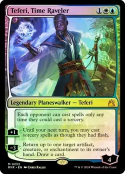 MTG TEFERI, TIME RAVELER FOIL Ravnica Remastered NM - Image 1