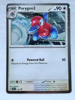 Porygon2 138 SVP Black Star Promo Rare Holo Pokemon TCG - Image 1