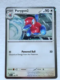Porygon2 138 SVP Black Star Promo Rare Holo Pokemon TCG - Image 3