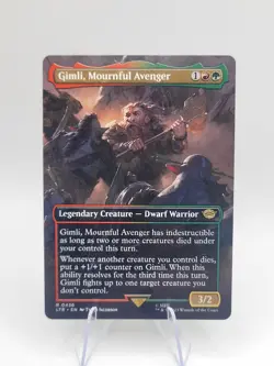 Gimli, Mournful Avenger (Borderless) Universes Beyond: the Lord of the Rings:... - Image 1