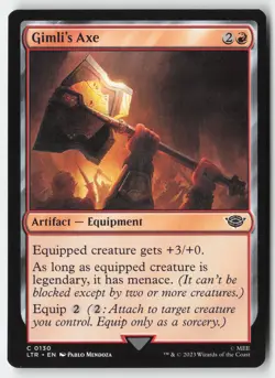 MTG - Gimli's Axe #130 - Regular - LTR The Lord of the Rings: Tales of Middle-ea - Image 1