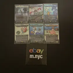 Magic The Gathering Secret Lair Sponge Bob Legends of Bikini Bottom Foil 6 Cards - Image 1