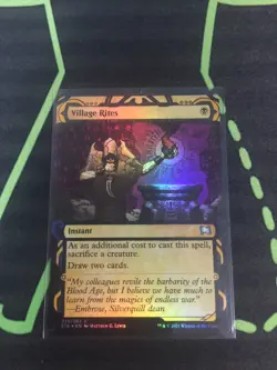 MTG Magic The Gathering Village Rites Foil Mystical Archives Black Commander - Image 1