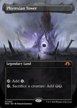 Phyrexian Tower x1 1x Borderless Modern Horizons 3 NM MTG - Image 1