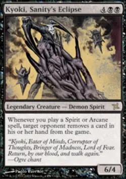 MTG Kyoki, Sanity's Eclipse, Betrayers of Kamigawa, Heavily Played, English - Image 1