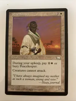 MTG LP Peacekeeper Weatherlight Magic The Gathering - Image 1