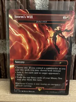 Storm's Will - Jeska's Will (1744) MTG - Secret Lair Drop Marvel SLD - NM - Image 3