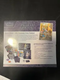 Pokemon Paldean Fates (SV4.5) Sealed Elite Trainer Box - Image 5