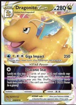 Dragonite VSTAR 050/078 - Pokemon GO - NM - Image 1