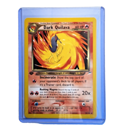 Dark Quilava 39/105 Pokemon TCG 1st Edition Neo Destiny NM Vintage 2002 Card - Image 1