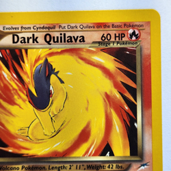 Dark Quilava 39/105 Pokemon TCG 1st Edition Neo Destiny NM Vintage 2002 Card - Image 4
