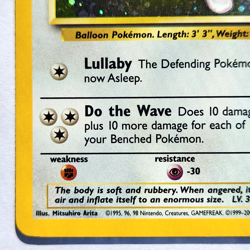 Wigglytuff 19/130 Pokemon TCG Base Set 2 Holo VLP/NM Vintage 2000 Card - Image 5