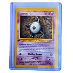 Unown [X] 30/105 Pokemon TCG 1st Edition Neo Destiny NM Vintage 2002 Card - Image 1