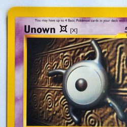 Unown [X] 30/105 Pokemon TCG 1st Edition Neo Destiny NM Vintage 2002 Card - Image 3