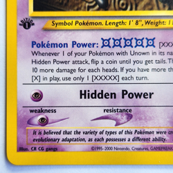 Unown [X] 30/105 Pokemon TCG 1st Edition Neo Destiny NM Vintage 2002 Card - Image 5