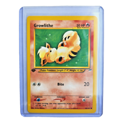 Growlithe 68/105 Pokemon TCG 1st Edition Neo Destiny NM Vintage 2002 Card - Image 1