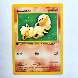 Growlithe 68/105 Pokemon TCG 1st Edition Neo Destiny NM Vintage 2002 Card - Image 2