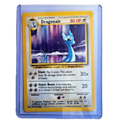 Dragonair 18/102 Pokemon TCG Base Set LP Vintage 1999 Card - Image 1