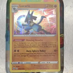 Pokemon Lucario Brilliant Stars 079/172 Holo Rare 120 HP Card - Image 1