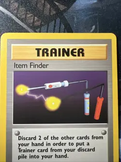 Item Finder 74/102 Base Set Trainer Pokemon TCG WOTC Vintage 1999 NM+ - Image 3
