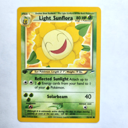 Light Sunflora 72/105 Pokemon TCG 1st Edition Neo Destiny NM Vintage 2002 Card - Image 2