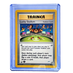 Lucky Stadium 100/105 Pokemon TCG 1st Edition Neo Destiny NM Vintage 2002 Card - Image 1