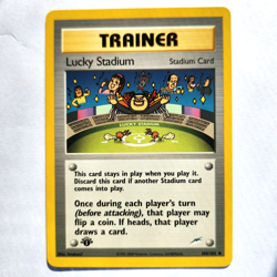 Lucky Stadium 100/105 Pokemon TCG 1st Edition Neo Destiny NM Vintage 2002 Card - Image 2