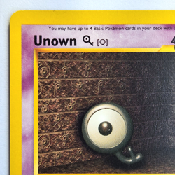 Unown [Q] 59/105 Pokemon TCG 1st Edition Neo Destiny NM Vintage 2002 Card - Image 3