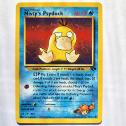 Misty's Psyduck 90/132 Pokemon TCG Gym Challenge NM Vintage 2000 Card - Image 2