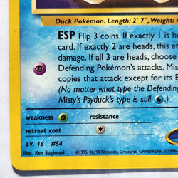 Misty's Psyduck 90/132 Pokemon TCG Gym Challenge NM Vintage 2000 Card - Image 5
