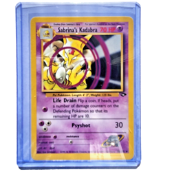 Sabrina's Kadabra 58/132 Pokemon TCG Gym Challenge NM Vintage 2000 Card - Image 1