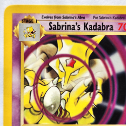 Sabrina's Kadabra 58/132 Pokemon TCG Gym Challenge NM Vintage 2000 Card - Image 3