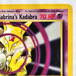 Sabrina's Kadabra 58/132 Pokemon TCG Gym Challenge NM Vintage 2000 Card - Image 4