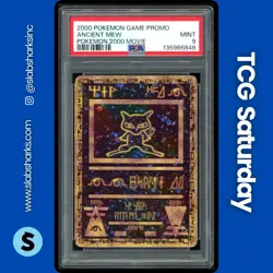 2000 POKEMON MOVIE PROMOS #NNO ANCIENT MEW PSA 9 - Image 1